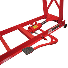 1.000 lb Hydraulic Motorcycle Lift Table Extra Long Heavy Duty