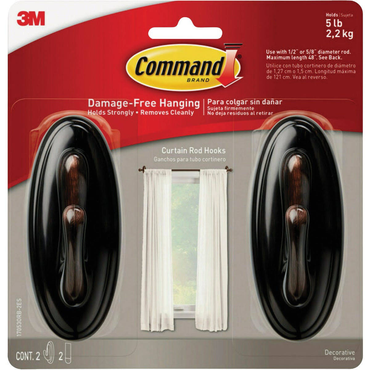 Command Window Hooks Oil Rubbed Bronze