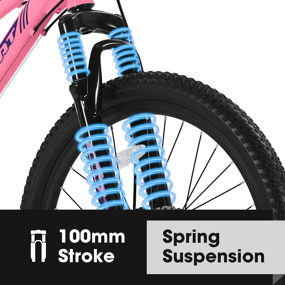 Ecarpat 26 in Mountain Bike Adults Womens Mountain Bicycles with Dual Disc Brakes Shimano 21 - Speed Full Suspension MTB Bicycles for Outdoor Commuting Exercise, Multi Colors