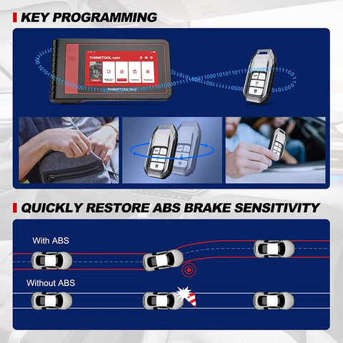 THINKCAR Car Diagnostic Scan Tool OE - Level All Systems Diagnostic 28+ Services Autoauth for FCA SGW