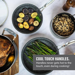 20-Piece Aluminum Ultra - Durable Non - Stick Diamond Infused Cookware and Bakeware Set